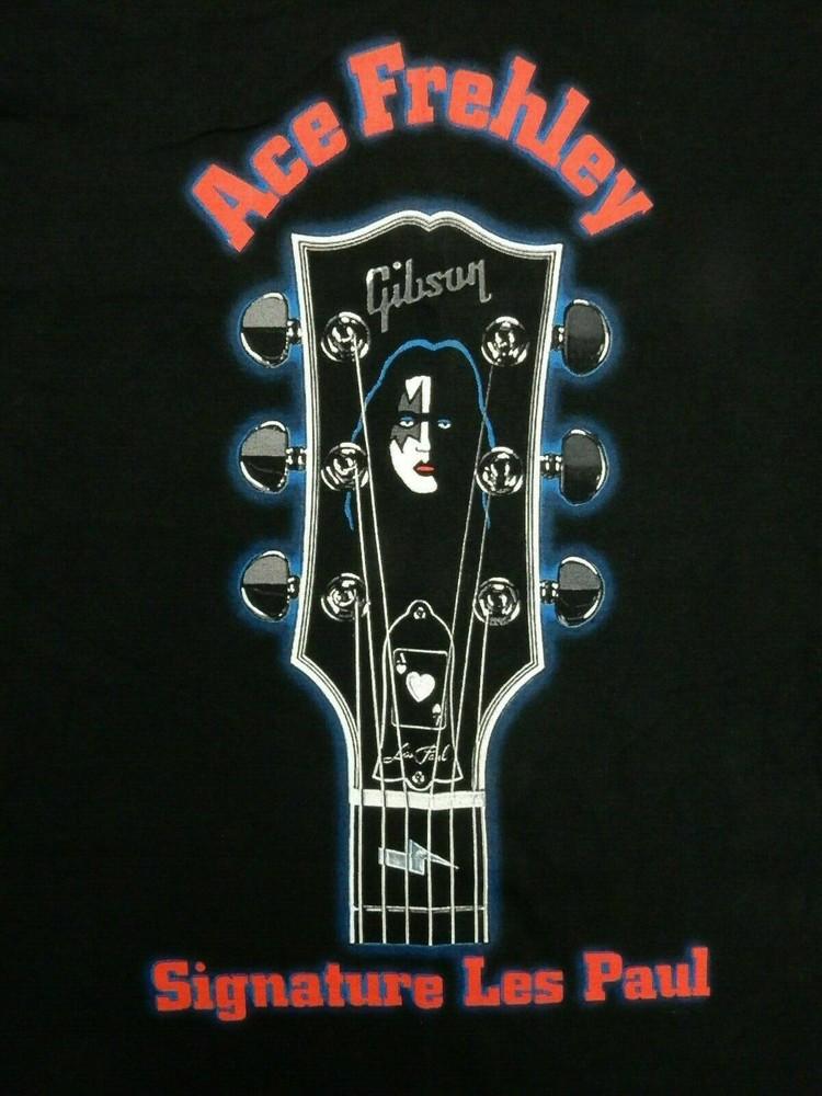 Rare Ace Frehley Black Men Women Cotton S-234XL  D2010 Unisex T-Shirt S