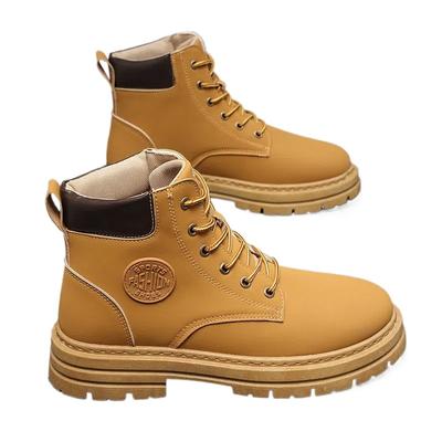 Pantofi de toamnă pentru bărbați, cizme noi cu platformă înaltă, stil britanic, cizme scurte, pantofi la modă