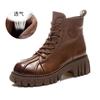 First layer cowhide shell head Martin boots women's autumn new women's retro short boots women's boots children