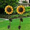 Metal Garden Iron Yard Stake Outdoor Large