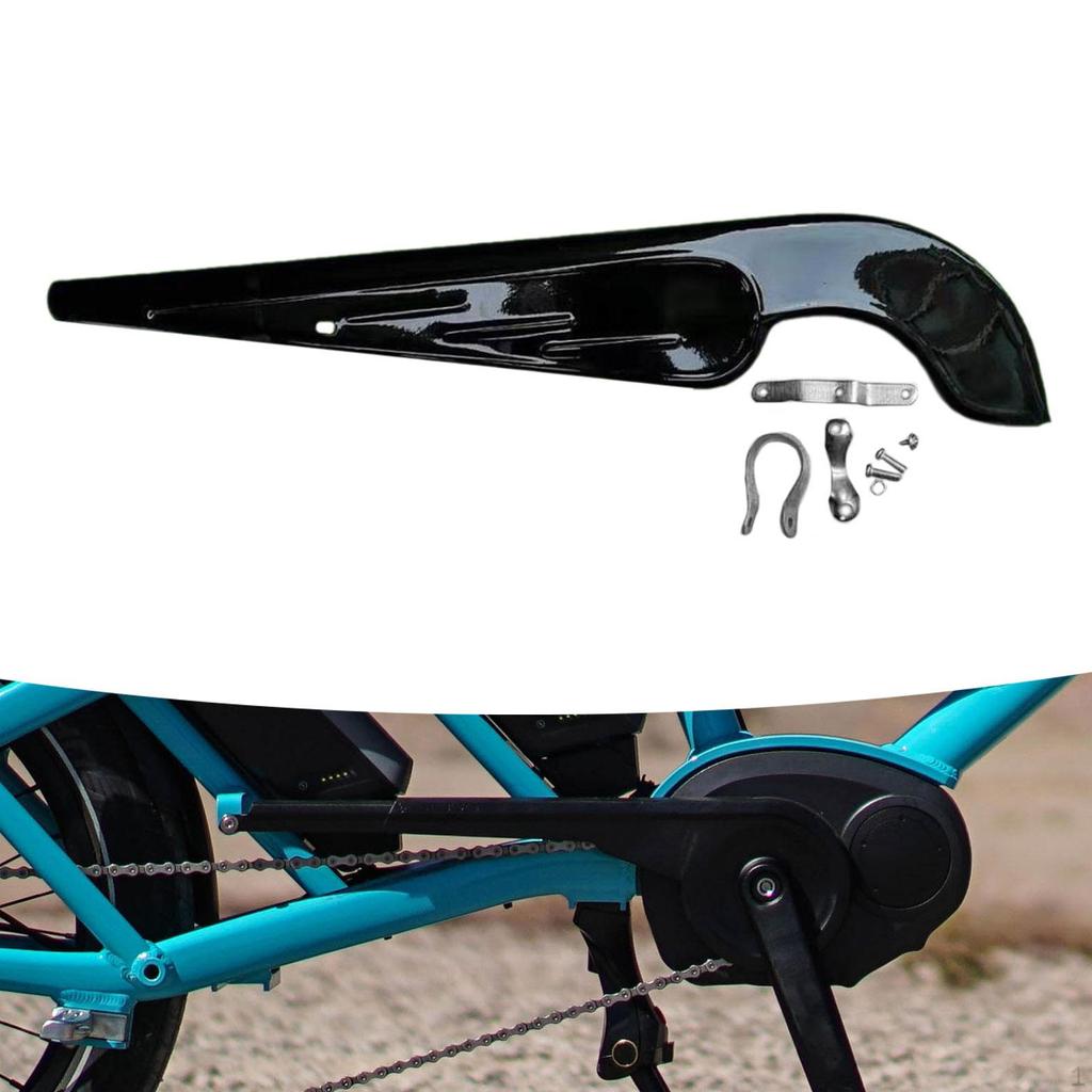 Bicycle Chain Guard Cover, Bike Sturdy Metal, Easy To Install, Chainguard Protector