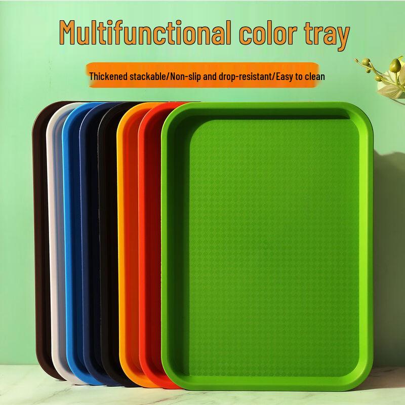 LISM Rectangular Plastic Serving Tray