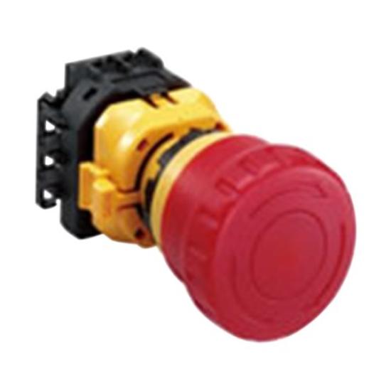 

IDEC Emergency Stop Push Button Switch XW Series Illuminated Large Button 2b1a Screw Terminal Type with Shock Prevention Cover 22 XW1E-LV412Q4MR
