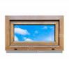 Okno Zlatý dub PVC výklopné 70x40cm, Nové 700x400 mm dvoudílné výklopné