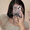 1Pc Camera Bag Key Chain Jewelry Gift Decoration Korean Cute Bow Pearl Phone Pendant Chain Charm Strap Phone Accessories