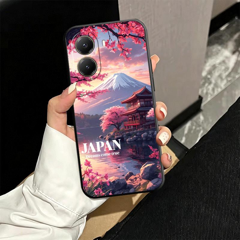 Osaka Tokyo Japan Scenery Soft Phone Case for Xiaomi Poco X5 X6 X7 X8 Pro Max X3 F7 F8 Ultra M8 M7 M6 M5 Redmi 15 15C 14C 13C 12