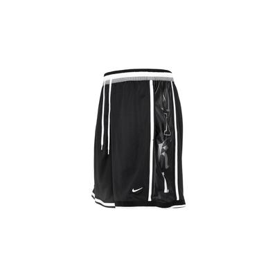 Dri-FIT High Waist Drawstring Shorts with Side Stripe Men Bottoms Black DX0256-010