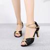 Latin Dance Shoes Ladies Soft-soled Indoor Dance Shoes Wear-resistant High Heels
