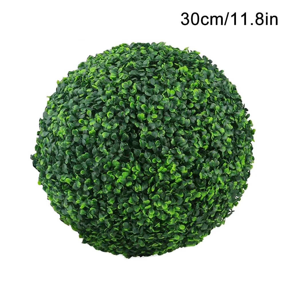 12-40cm Artificial Grass Topiary Balls Hanging Ball For Wedding Party Diy Hotel Home Yard Garden Decoration