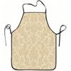 1pc Vintage Floral Damask Print Apron, Durable And Easy To Clean, Adjustable Waistband, Polyester Material, for Kitchen Cooking, Gardening, Orchard Pi