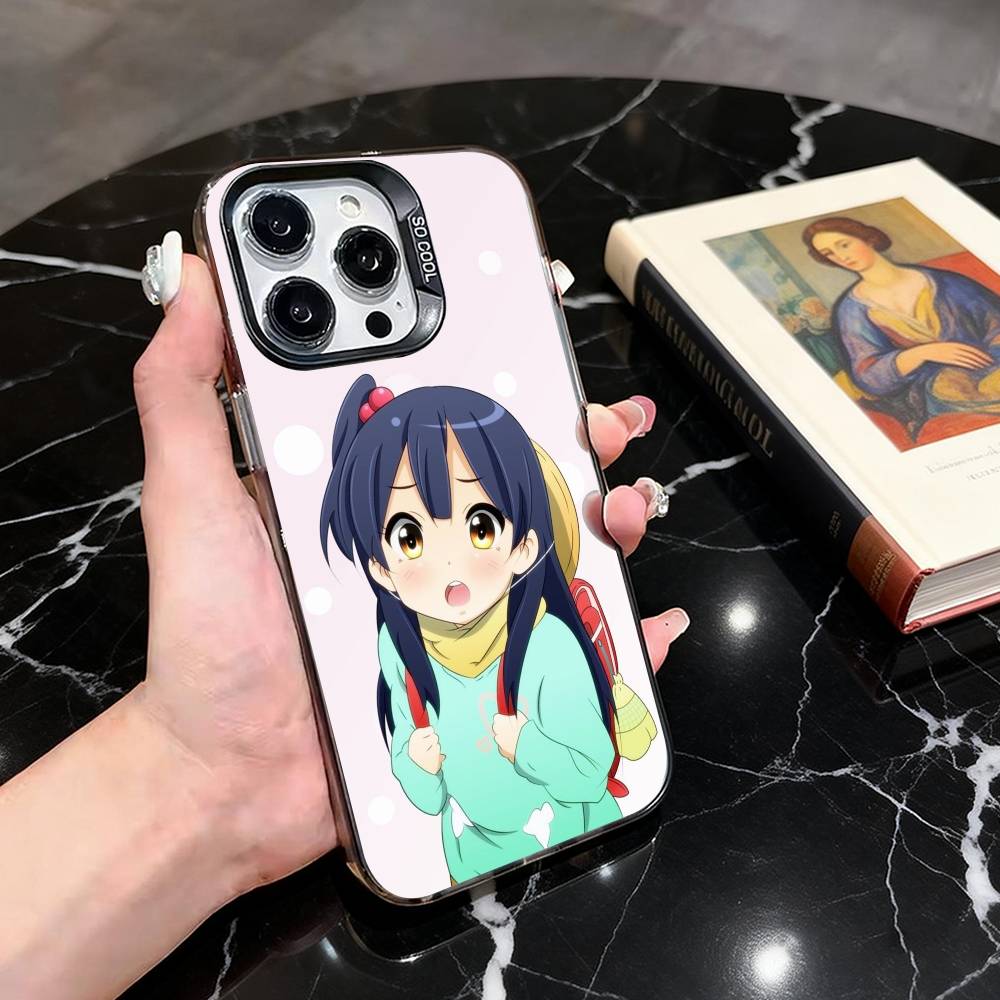 

T-Tamako Market K-Kitashirakawa Phone Case For iPhone 17,16,15,14,13,12,11 Plus,Pro Max,XS,Colorful Silver Black Cover iPhone14Pro