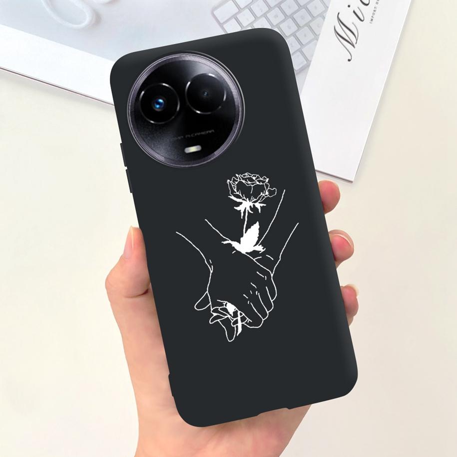 Shockproof Case For Realme 11 5G / Realme 11X Phone Cover Fashion Girls Soft Silicone Funda For Realme11 11 X 2023 RMX3785 Coque