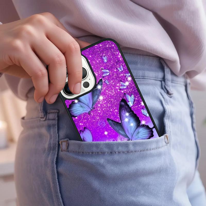 Beauty Butterfly A Phone Case For iPhone 17 Air 15 16e 14 13 Pro Max Coque 12 11 Pro Max PLUS cover