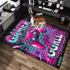 1Pc game theme Printed circular carpet, home door mat, outdoor travel protection carpet B9