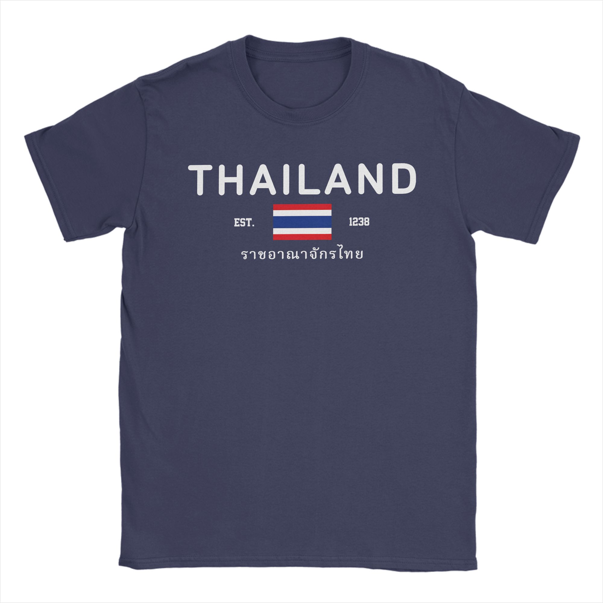 

Thailand EST1949 Krung Thep Maha Nakhon Capital Men T Shirts Tees Short Sleeve O Neck TShirts 100 Cotton New Arrival Tops 4XL