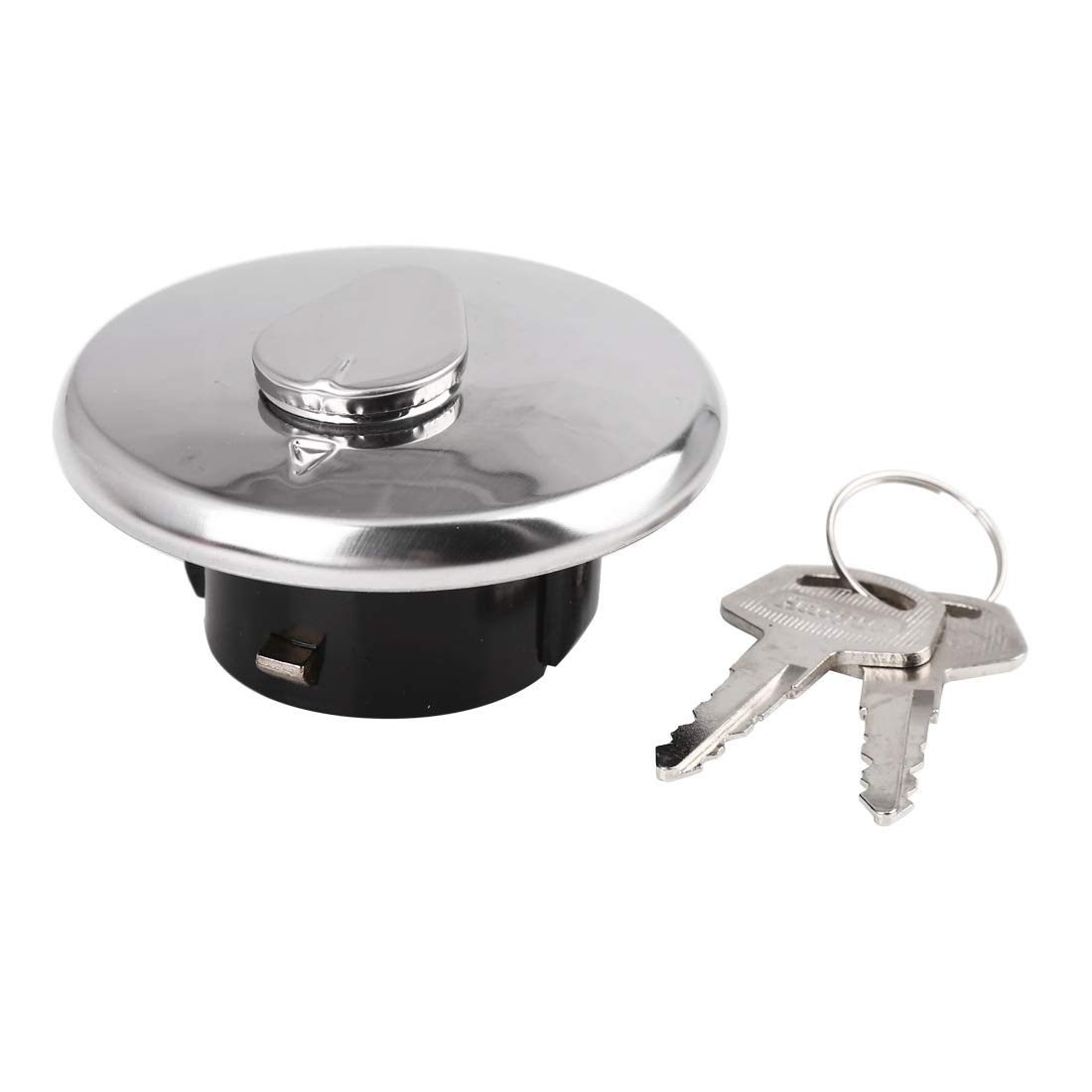 uxcell Motorcycle Fuel Tank Cap Silver Tone Metal Motorcycle Oil серебряный