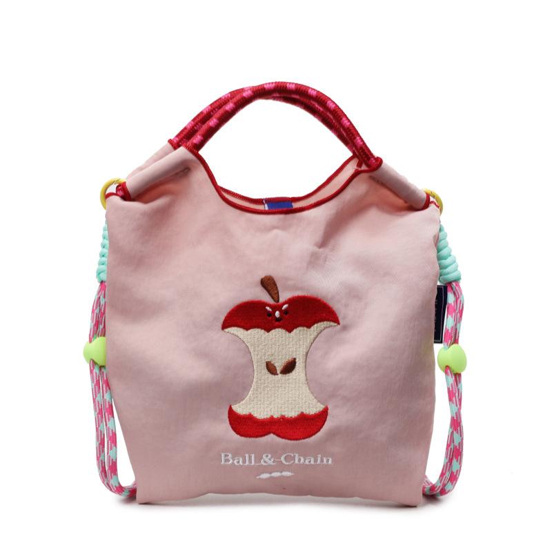 Environmentally friendly cartoon nylon bag, new versatile bucket bag, mobile phone shopping bag, portable shoulder messenger bag.