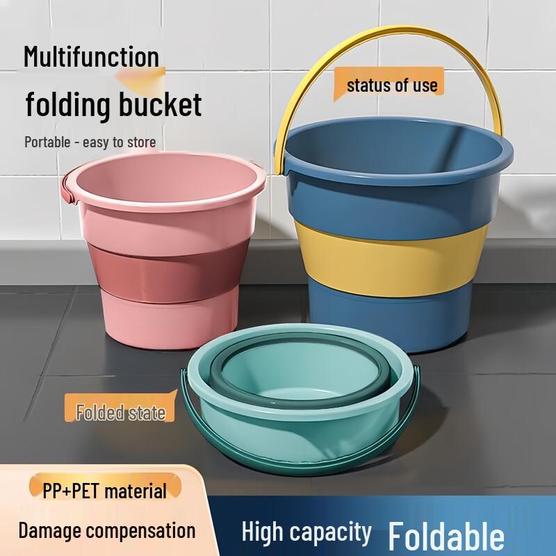 ZISIZ Portable Folding Fishing Bucket