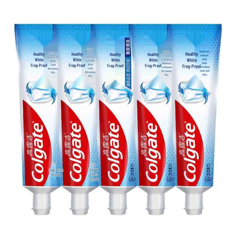 Colgate Dual Action Whitening Toothpaste (200g x 5 Pack)