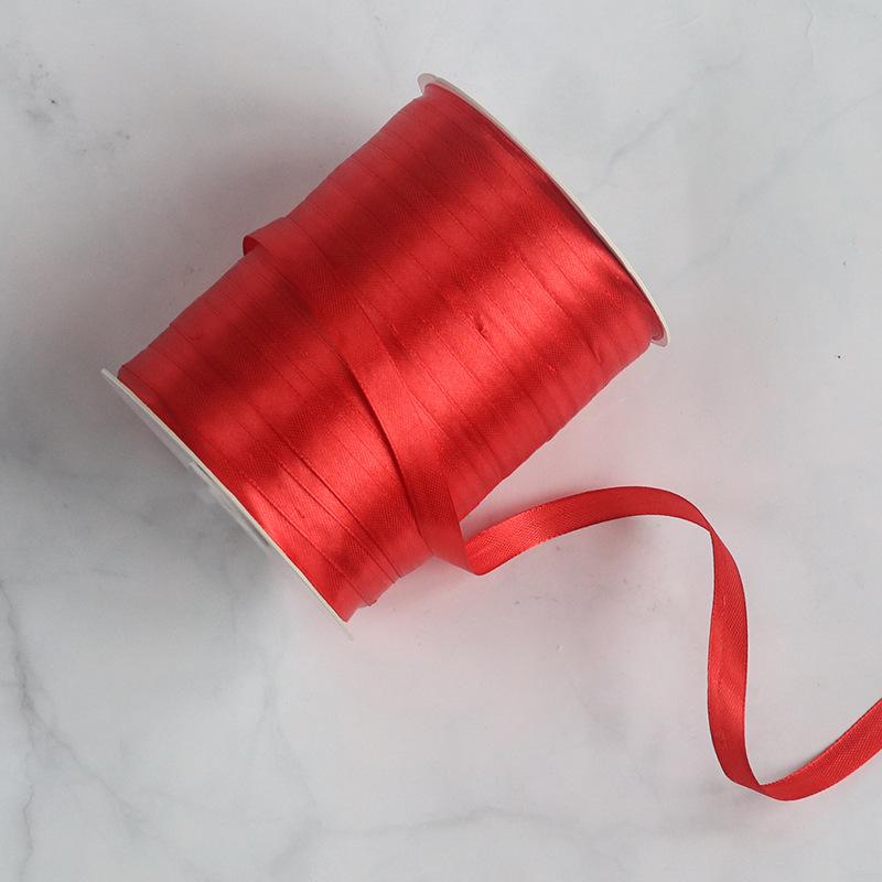 Elegantes Multifunktions-Rotes Band Verschlüsseltes Polyesterband Schleifenband Geschenkverpackung Dekoration Hochzeit Blume Kuchen Neujahr Bindeband Heimdekoration