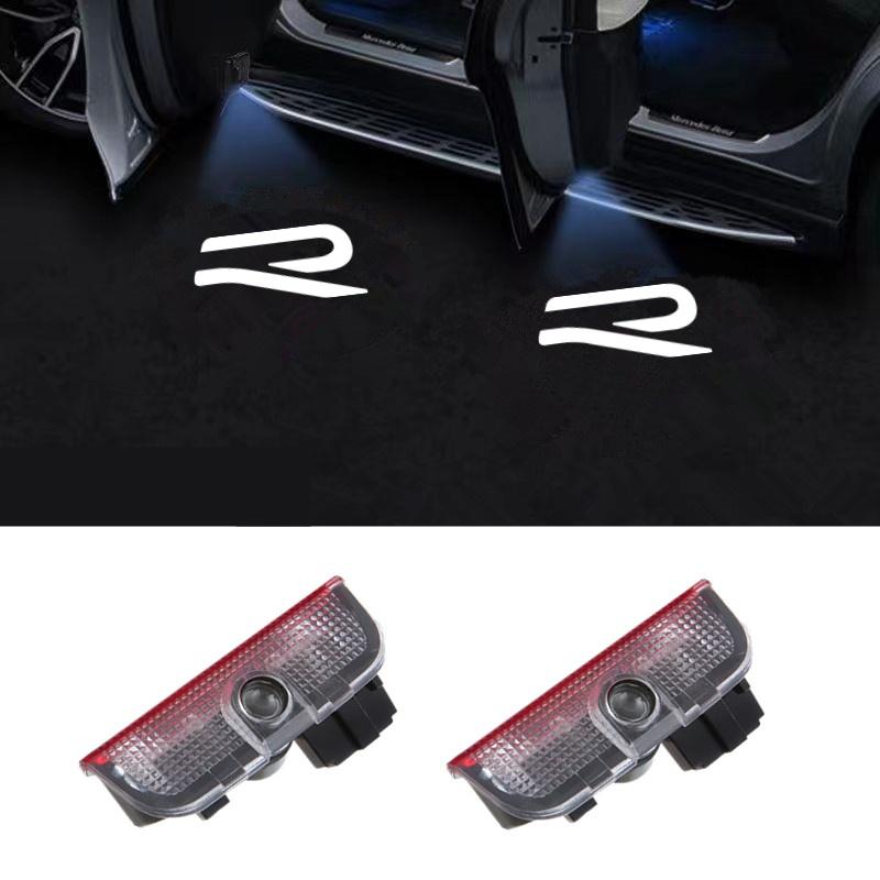 

For VW Car Door Welcome Light Logo Projector Lights Accessories for Volkswagen Rline R Passat GOLF 4 5 6 7 8 GTI POLO Touareg