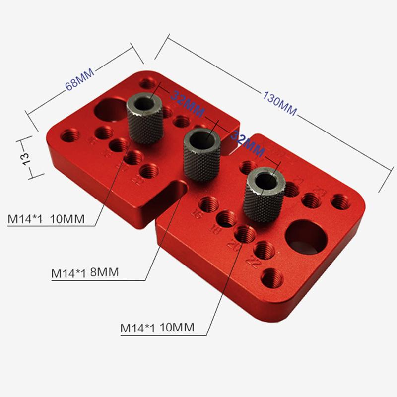 Doweling Jig Self-centering Vertical Drilling Guide Hole Locator Puncher Tools Pocket Hole Jig Joinery Woodworking Tools