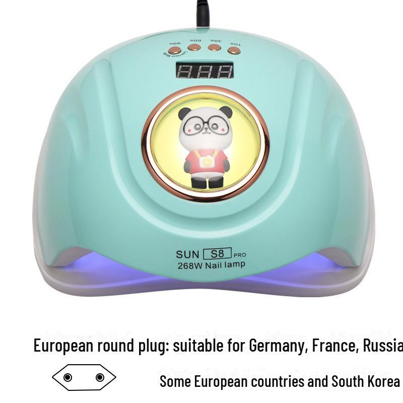 S8 Cartoon Doll High-Power 268W UV LED Nail Dryer Lamp