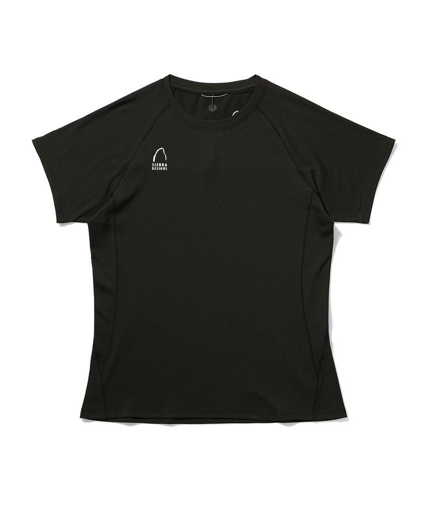 SIERRA DESIGNS W) Gigawatt Packable Short Sleeve T-Shirt Black