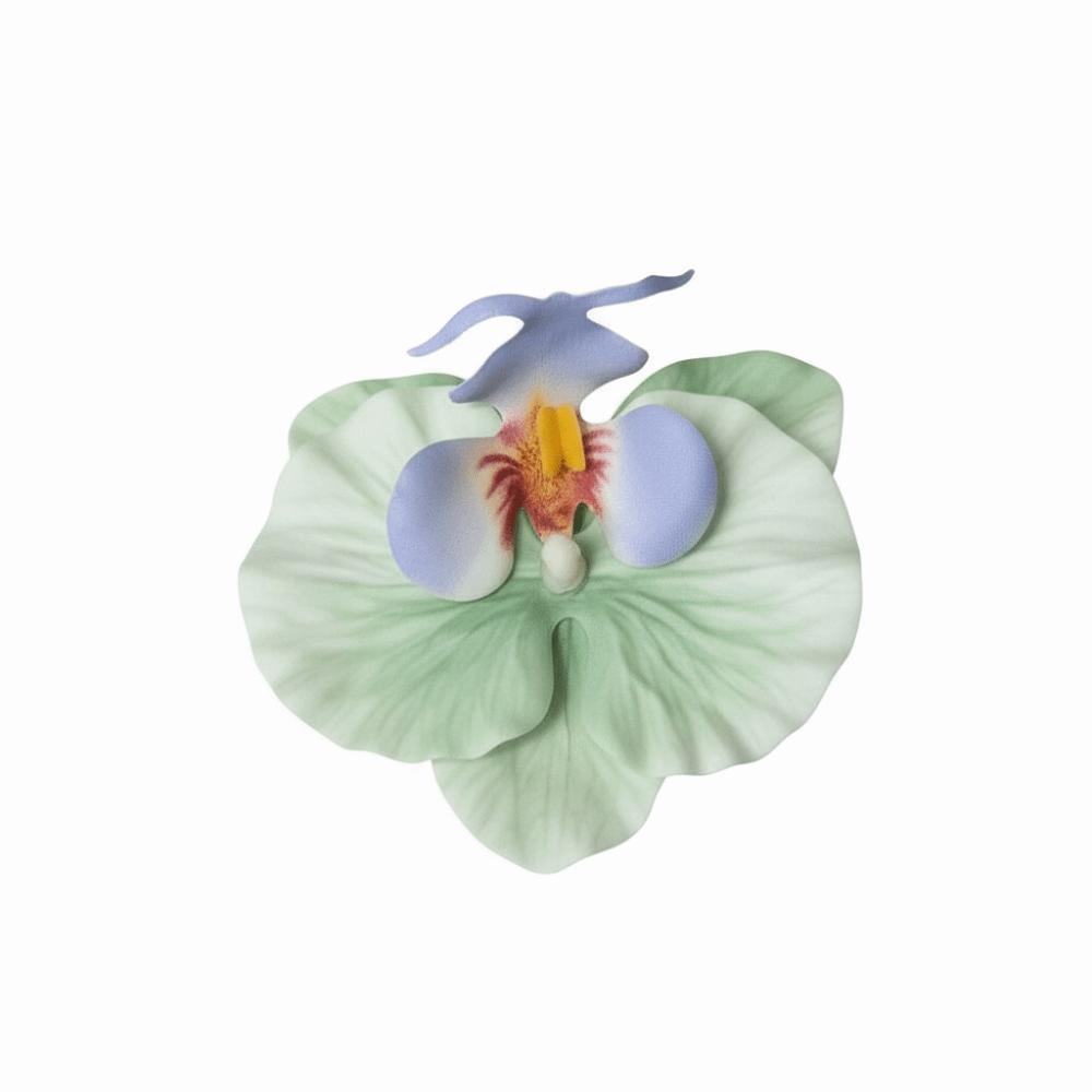 6pcs 9cm Butterfly Orchid Flower Head Fake Flower Head Hair Clips/Boutonniere/Cake Decoration