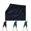 Stylowe damskie spodnie capri 3/4 z niskim stanem do jogi dla bezwysiłkowego stylu fitness i komfortu