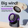 Smart Electric Fan 100 Speed Usb Multifunction Bladeless Fan Desktop Silent Wall Mounted Ventilator Fans For Home Office Indoor