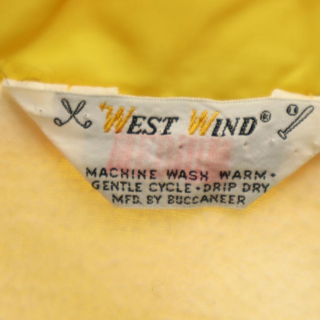 WEST WIND 70s vintage Windbreaker yellow Men's Used