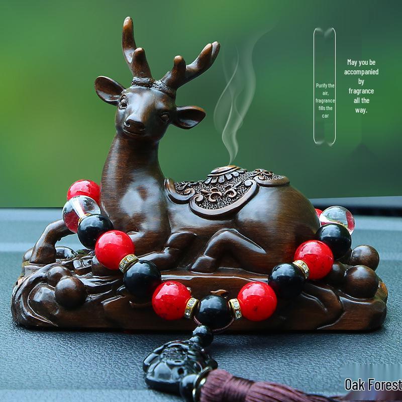 High-End Deer Car Ornament: Unisex Perfume for Center Console Decoration