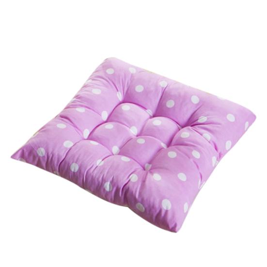Square Polka Dots/Square Grid Tie On Chair Cushion Seat Mat Home Office Decor