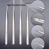 High-Precision Stainless Steel Eyelash Tweezers for False Lashes