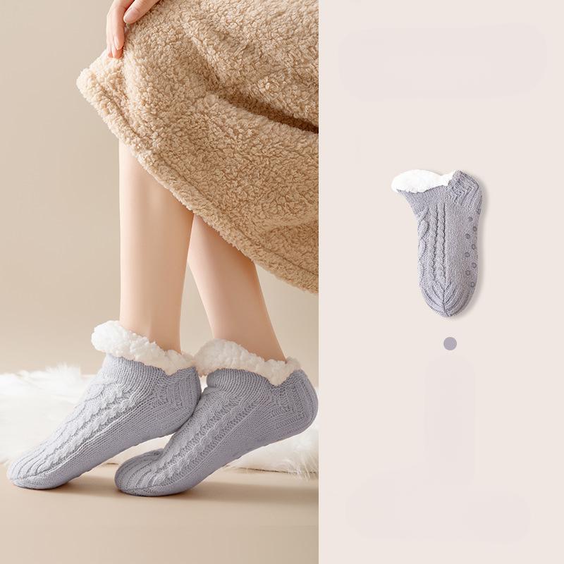 Șosete de podea Toamnă și Iarnă Gros de catifea Calde Șosete pentru picioare Șosete pentru femei Șosete de casă pentru dormit