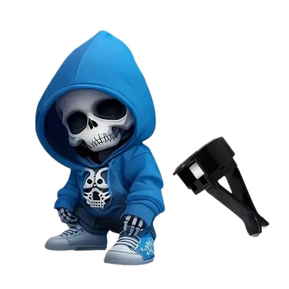 Creative Skull Car Air Freshener Diffuser Outlet Vent Perfume Clips Air Outlet Diffuser Ventilation Clip Car Interior Decoration