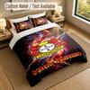 Bedding Set 1 Duvet Cover 2 Pillowcases Bayer Leverkusen Football Print Soft Bed Linen Bedroom Decor