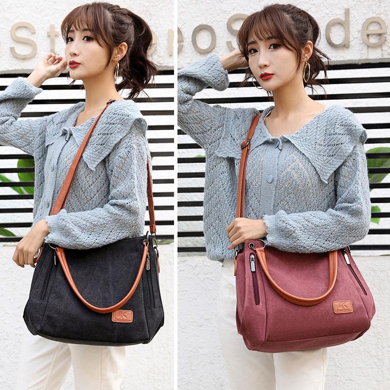 2026 New Women's Tote Bag Fashi Canvas Large Capacity Shoulder Bag Women High Quality Crossbody Bags Versatile Handbags