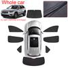 Car Black Window Privacy Sunshade For JEEP CHEROKEE 2016-Present Auto Anti-UV Heat Insulation Protect Cover Interior Accessory