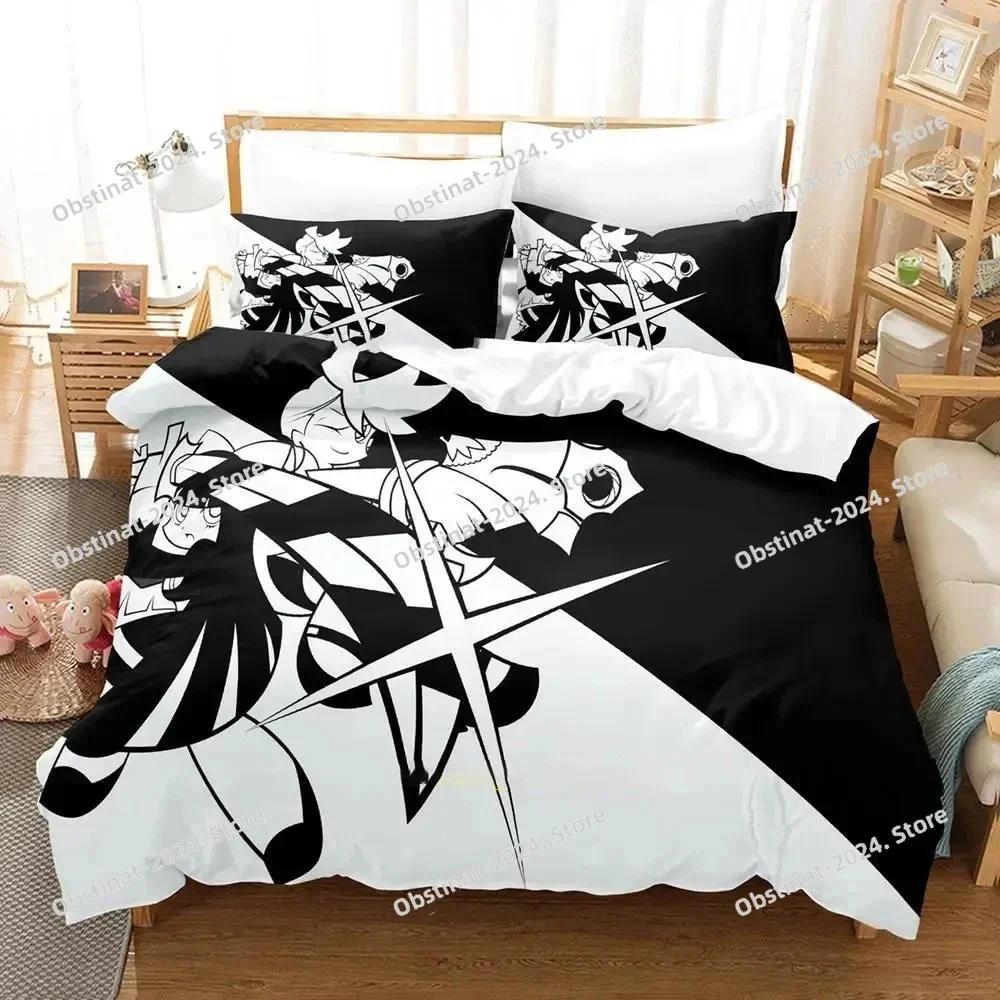 Anime Panty Stocking Printed Bed Set Duvet Cover Pillowcase Bedding Set Bed Linen Sheet Quilt Cover Full Queen King Size