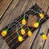 LED Pineapple String Lights, Party, Birthday, Bedroom, Yard Decoration Lights, Outdoor Hawaii Gift Decoration Lights (Battery Powered)