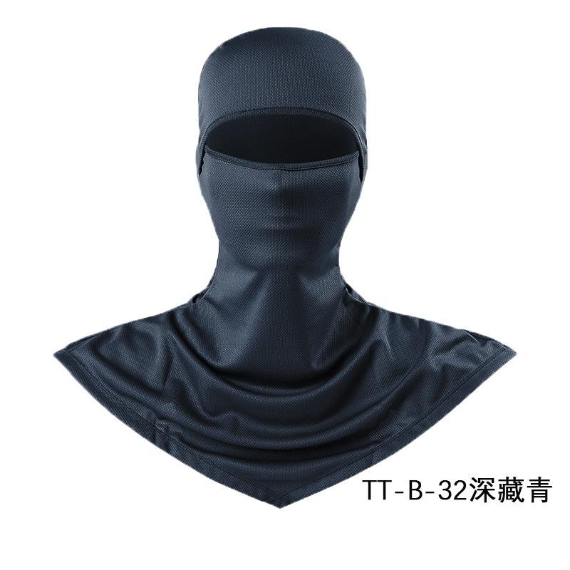 Male face mask UV protection cycling hood neck protection fishing sun protection full mask