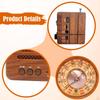 Retro Bluetooth Speaker with Radio Sturdy Home Decor for Outdoor Travel
