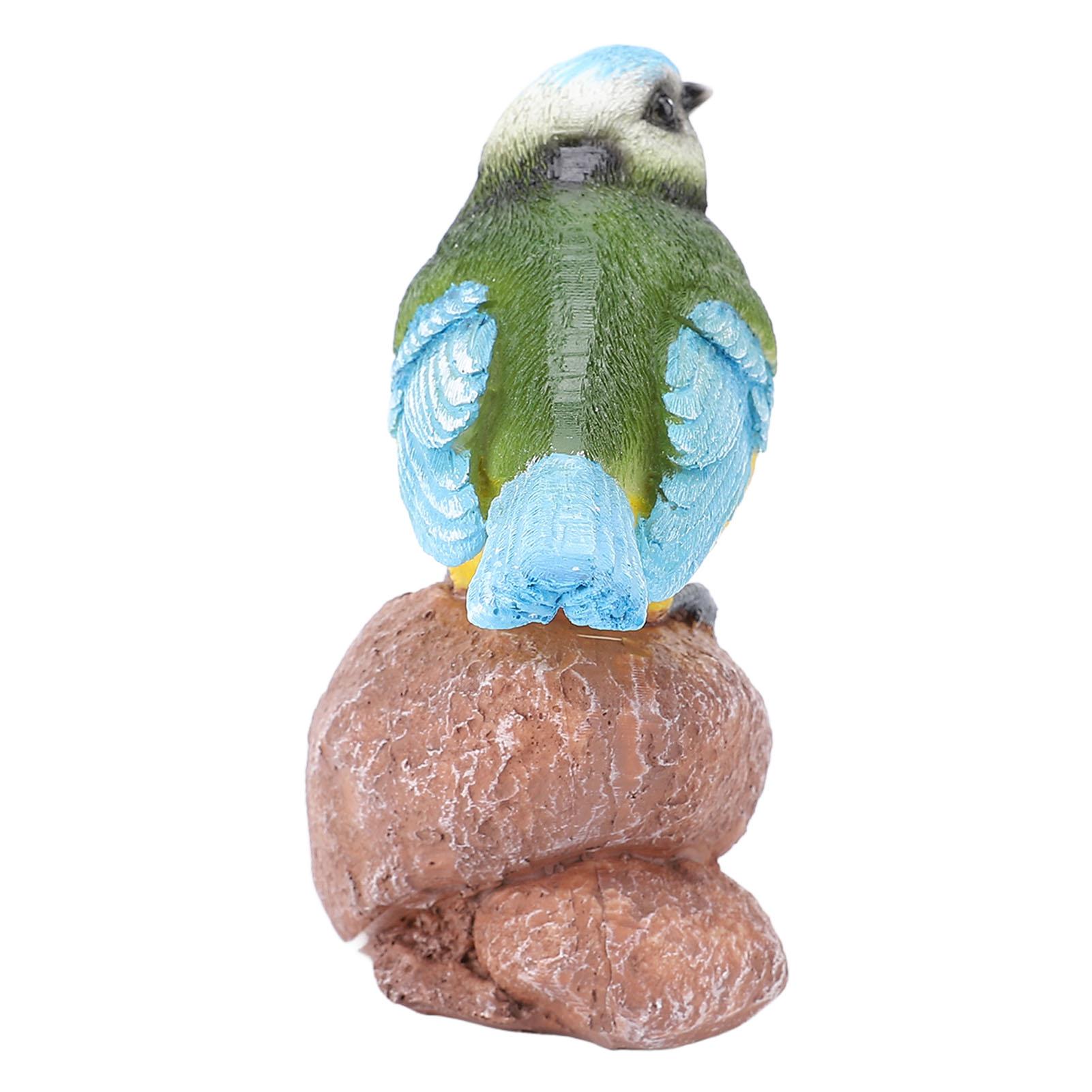 Garden Bird Statue Sculpture Decoration Animal Bird Figurine for Indoor Outdoor Backyard Yard Porch Patio Home Shelf Decor Bird Ornament