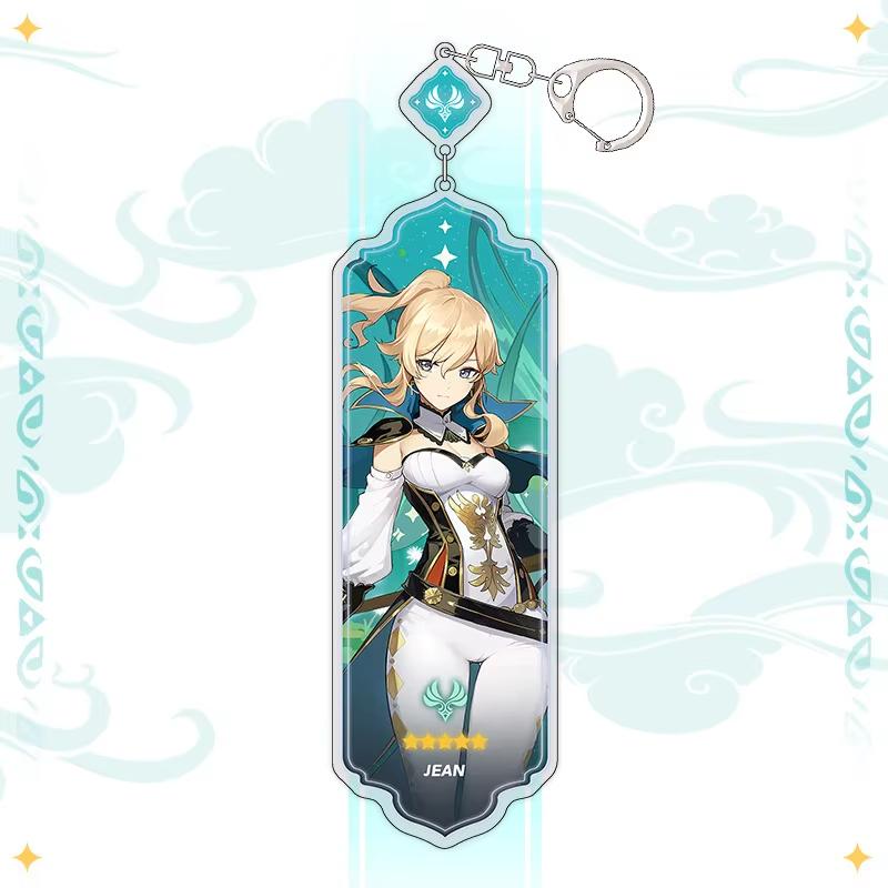 Portachiavi Anime Linnea Flins Durin Mualani Furina Arlecchino Accessori Portachiavi Genshin Impact Ciondolo Carino per Borsa Portachiavi Regalo