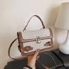 Today's popular bags, women's bags, fashion locks, shoulder handbags, foreign style color matching messenger small square bags