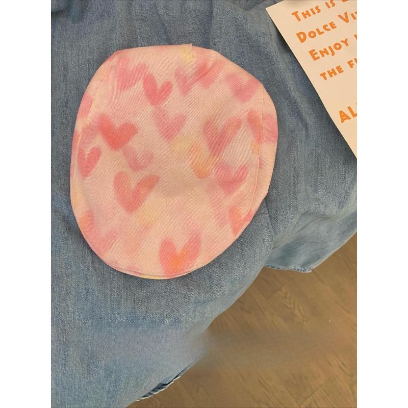 

Sheein Hat Industry Smudged Love Forward Hat Women s Casual Versatile Face Showing Little Beret Painter Newsboy Hat One Size