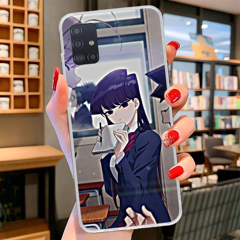 Komi Can't Communicate Cover Phone Case For Samsung Galaxy A12 A22 A32 A52 A72 A02S Phone Case Note 20 Ultra 10 S10 Plus A51 A71