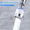 Faucet Filter Splash-Proof Aerator Kitchen Tap Rotating Spout with Universal Connector + Spare Filter Element